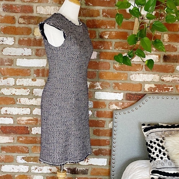 Rebecca Taylor Confetti Tweed Dress sleeveless size 8 - Picture 5 of 9